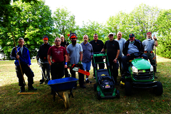 Das Gartenteam der Hinterländer Werkstätten