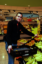 Dennis Steinbrecher beim Arbeiten