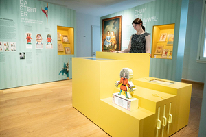 Ausstellungsraum des Inklusionsbetriebes Struwwelpeter Museum in Frankfurt