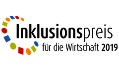 Logo, Inklusionspreis für die Wirtschaft 2019 Logo, Inklusionspreis für die Wirtschaft 2019