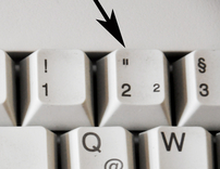 Anführungszeichen-Taste