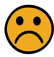Smiley, traurig Smiley, traurig