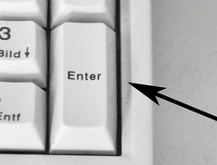 Enter-Taste Enter-Taste