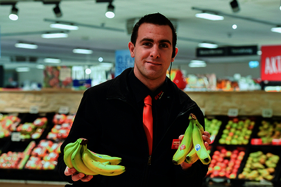 Dennis Steinbrecher beim Arbeiten