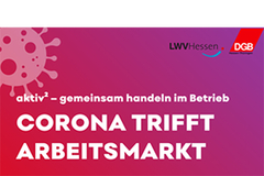 Flyer der Fachtagung aktiv² - gemeinsam handeln im Betrieb.