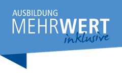 Ausbildung MEHRWERT inklusive (Logo: bag if) Logo: Ausbildung MEHRWERT inklusive