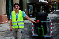 Serkan Yildirim hat dank HePAS den Sprung auf den allgemeinen Arbeitsmarkt geschafft. (Foto: Rolf K. Wegst)